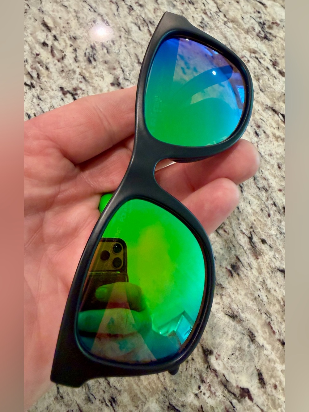 Rheos Black Nylon Optics Polarized Sunglasses 100% UV Protection 00140 - Picture 12 of 16